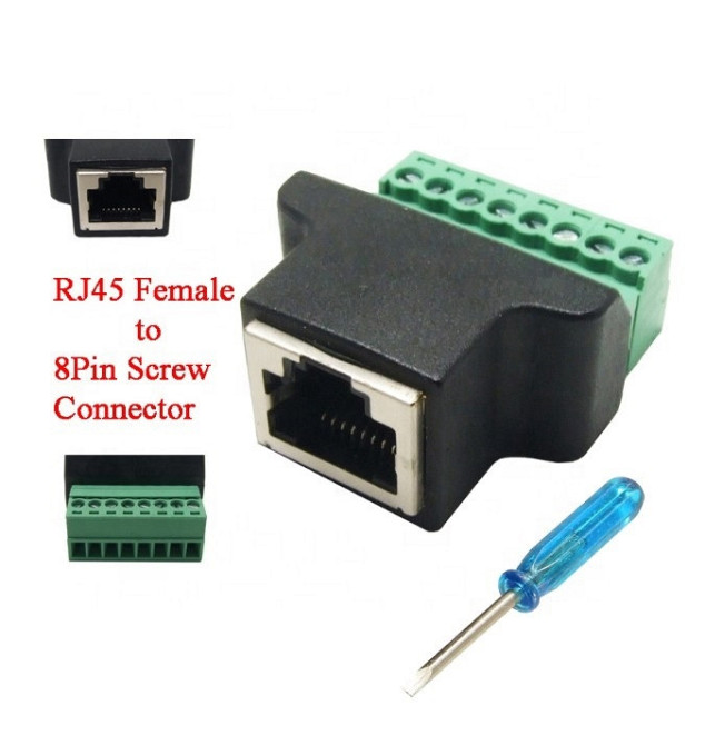 Адаптер RJ45 для мережевого кабеля на клемники Київ - фото 2