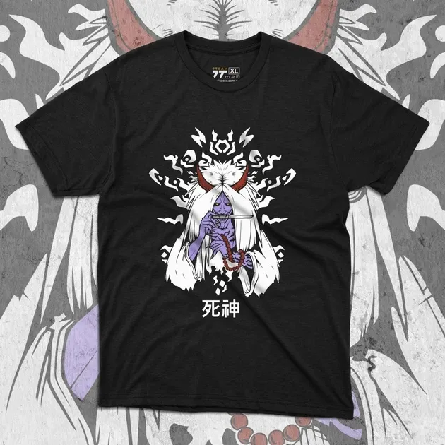Футболка для подростка мальчика с принтом Наруто Бог смерти Шинігамі Black Edition Размер 160 Anime10012 Днепр - изображение 1