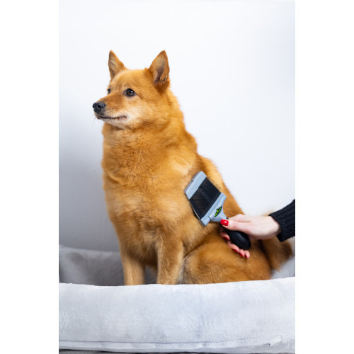 Щетка-пуходерка для собак и кошек FURminator жесткая L 20,5 х 9,5 х 1,5 см Киев - изображение 10