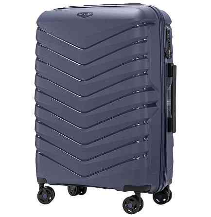 Валіза поліпропіленова WINGS PHX01 середня 65 см синя Київ