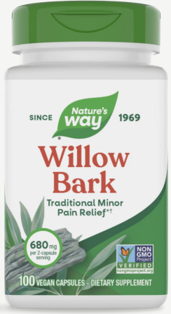 Белая ива кора Natures Way Willow Bark 100 капс Киев