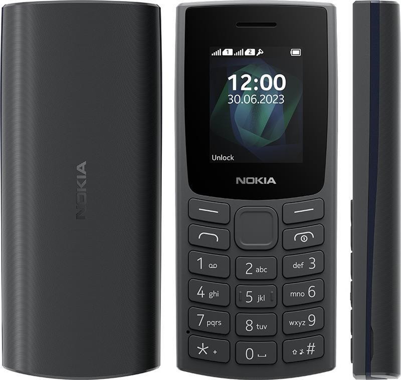 Мобільний телефон Nokia 105 2023 Dual Sim Charcoal Чорний Харків - фото 1