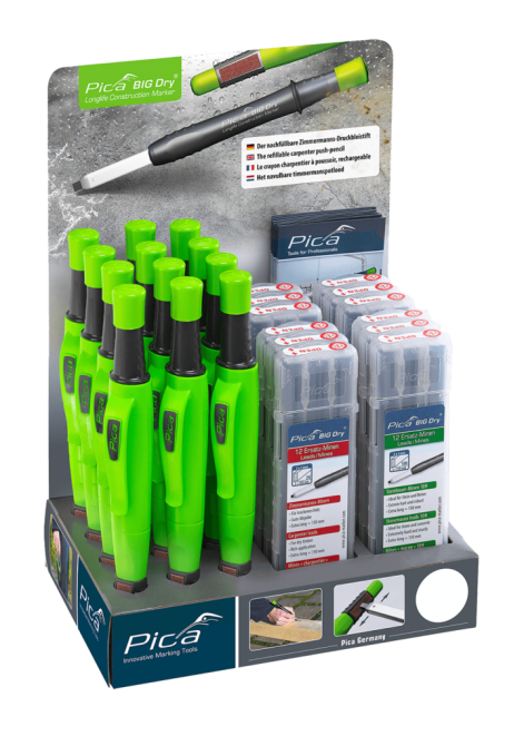 Набір олівців PICA BIG Dry з змінними грифелями (6030) 24 предмети Одеса - фото 1