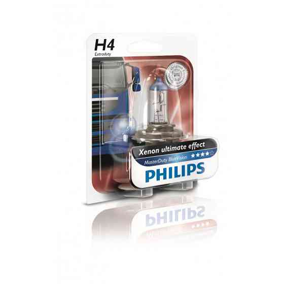 Галогенова лампа PHILIPS 13342MDBVB1 H4 75/70 W 24 V P43t MasterDuty BlueVision Харків