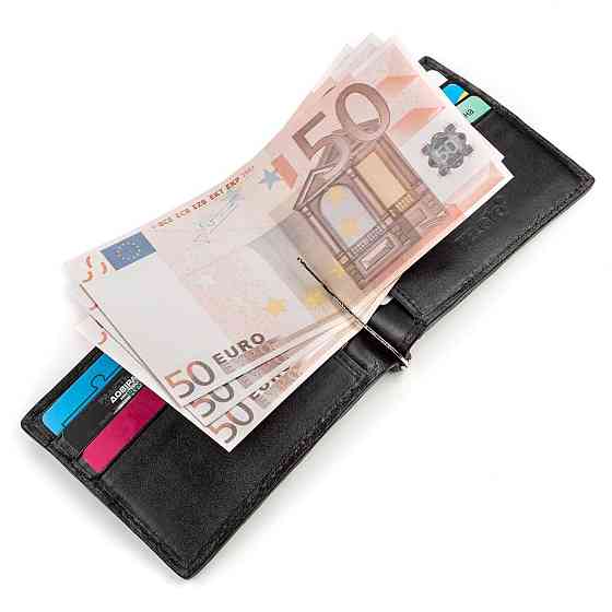 Затискачач CROCODILE LEATHER 18169 з натуральної шкіри крокодила Чорний Київ