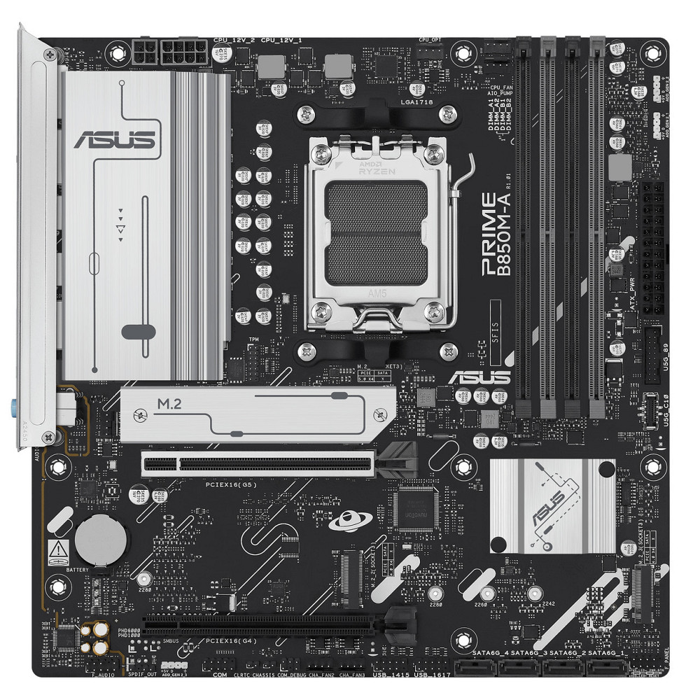 Материнська плата Asus Prime B850M-A-CSM Socket AM5 ( 14385 ) Харків - фото 2