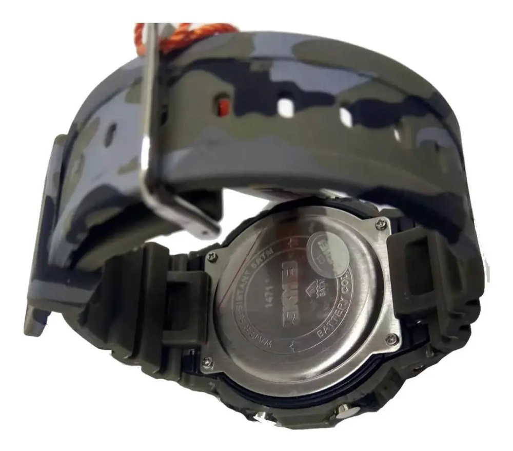 Чоловічий спортивний годинник Skmei 1471 (Зелений камуфляж) Вінниця - фото 7