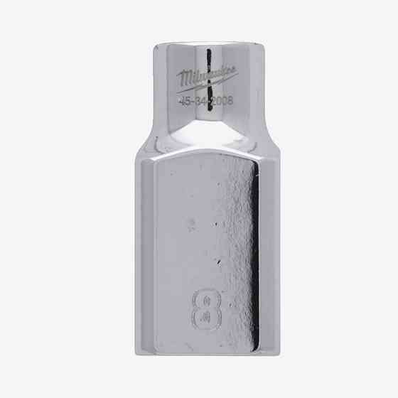 Головка хромированная метрическая 1/2'' MILWAUKEE, 8мм Одесса