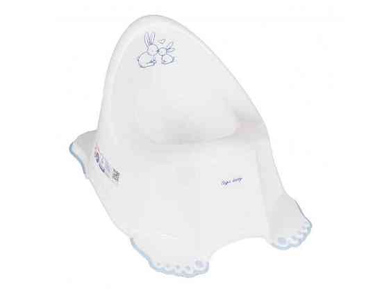 Горшок детский белый Кролики музыкальный (PO-058-103, white) ТМ TEGA Киев