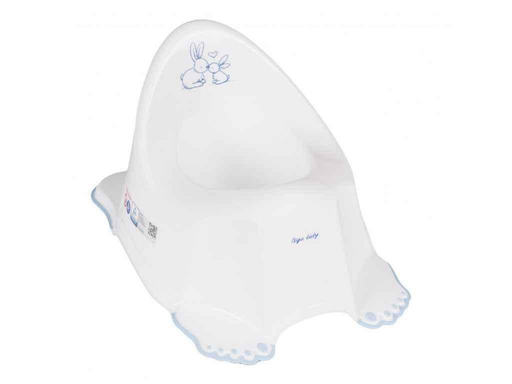 Горшок детский белый Кролики музыкальный (PO-058-103, white) ТМ TEGA Киев - изображение 1