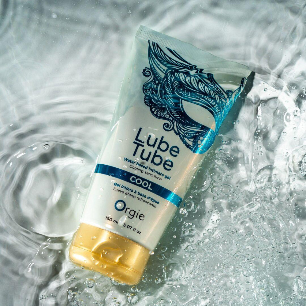 Лубрикант на водной основе Orgie Lube Tube Cool, 150 мл, с охлаждающим эффектом, без запаха Sex Aura Киев - изображение 4