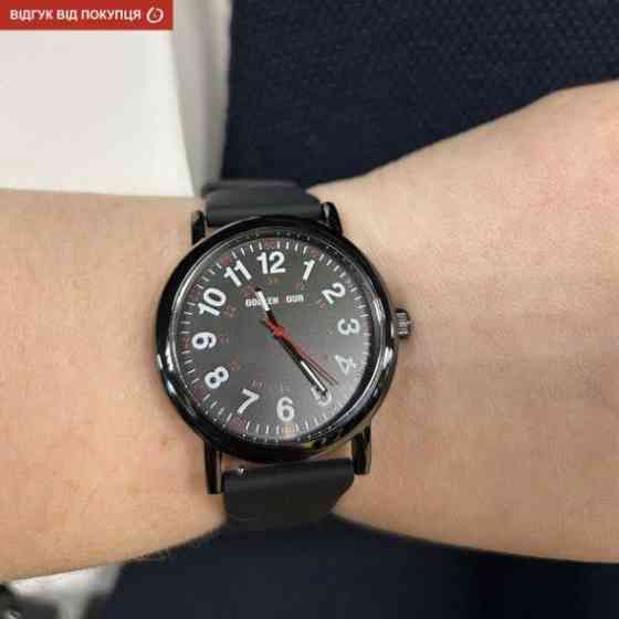 Наручний кварцовий годинник GoldenHour Trend (Чорний) Київ