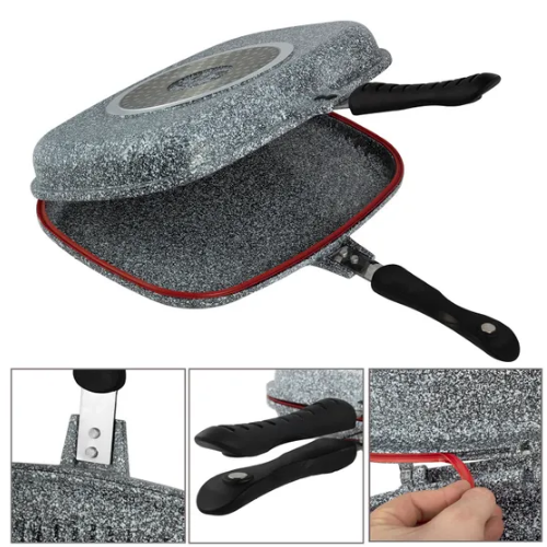 Сковорідка-гриль 32см литий алюміній а/п Grey marble 100516 Ofenbach Житомир - изображение 5