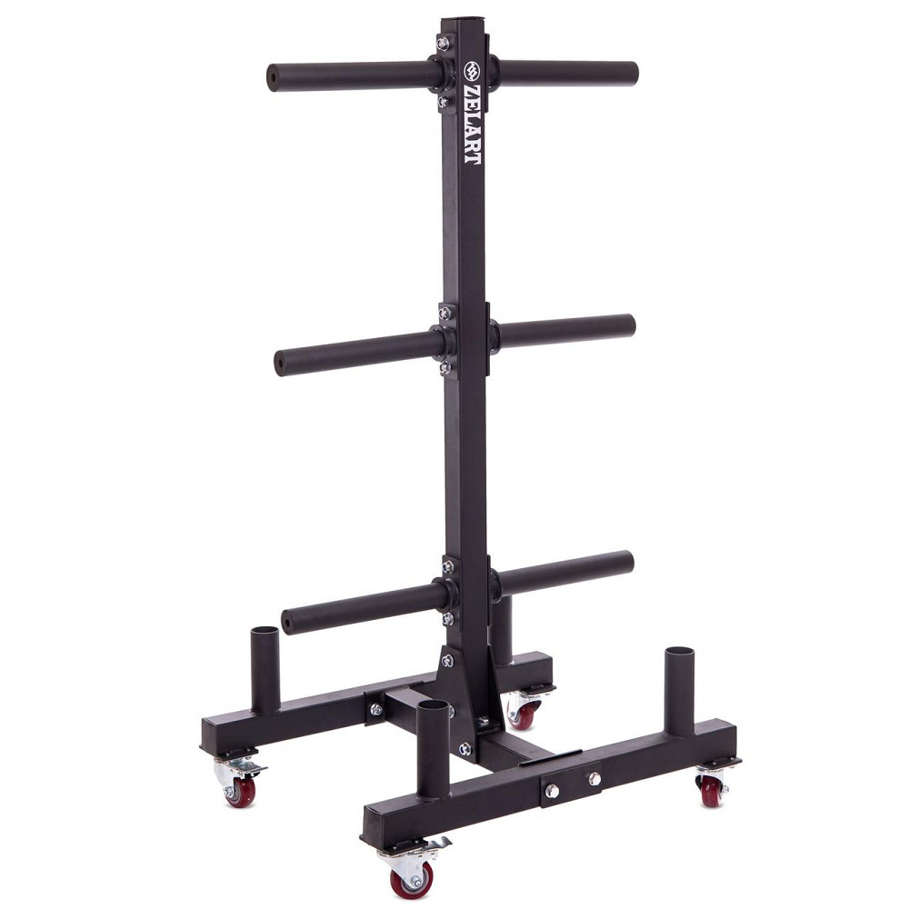 Стійка для млинців (дисків) і грифів 50мм пересувна Zelart-2273 Київ - фото 1