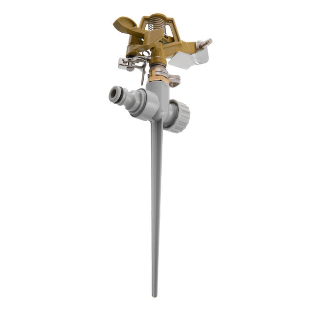 Дождеватель пульсационный на колку, с полной или частичной зоной полива до 12 м, материалы: Brass, Zinc alloy INTERTOOL GE-0052 Киев - изображение 7