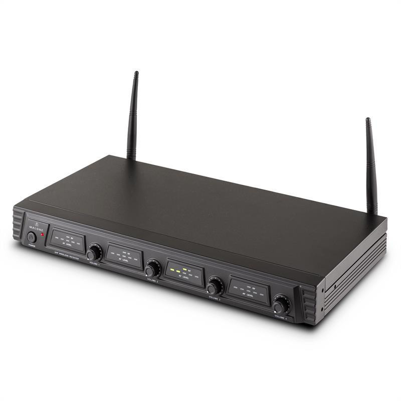 Duett Quartet Fix V2 4-канальний бездротовий мікрофон UHF Дальність дії 50 м 2 портативні мікрофони / 2 Рівне - фото 7