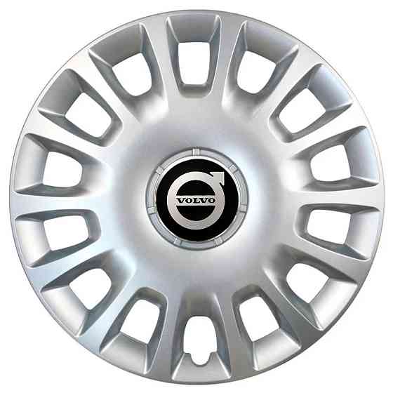 Автомобільні модельні ковпаки R15 Volvo 307 4шт, SJS, сріблясті Київ