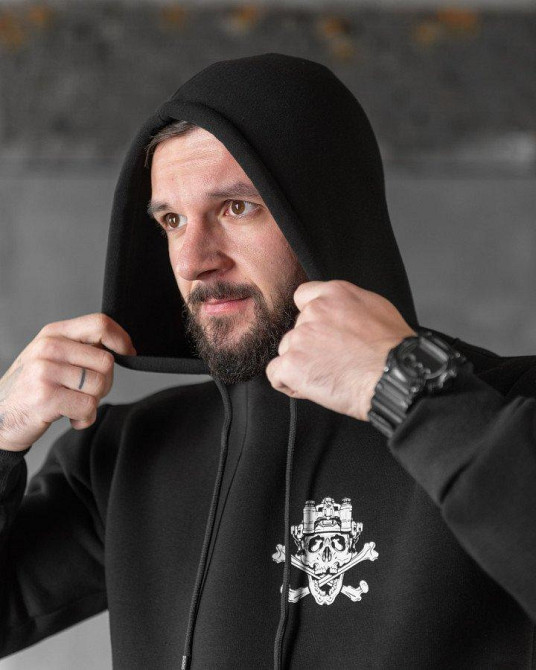 Худі CELEO на флісі diner black ВТ7913 Одеса - фото 6