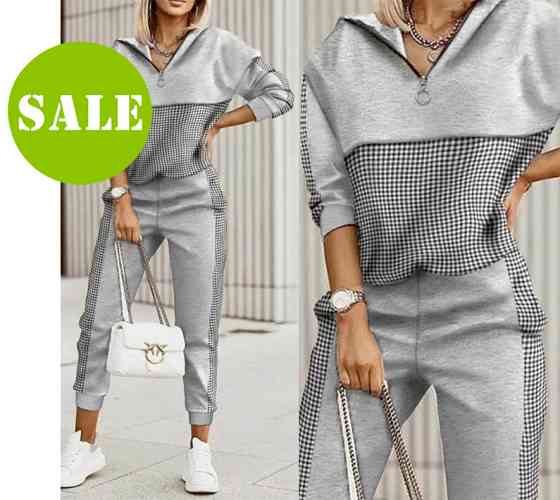 Повсякденний жіночий костюм із трикотажу "Flex" оптом | Батал | Розпродаж моделі Київ