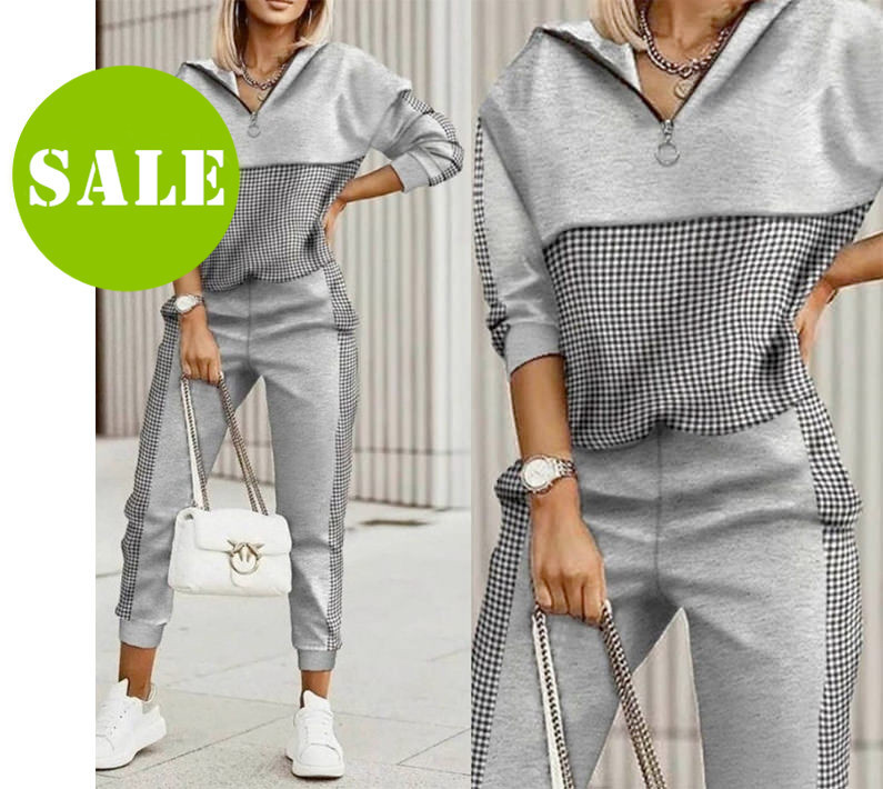 Повсякденний жіночий костюм із трикотажу "Flex" оптом | Батал | Розпродаж моделі Київ - фото 1