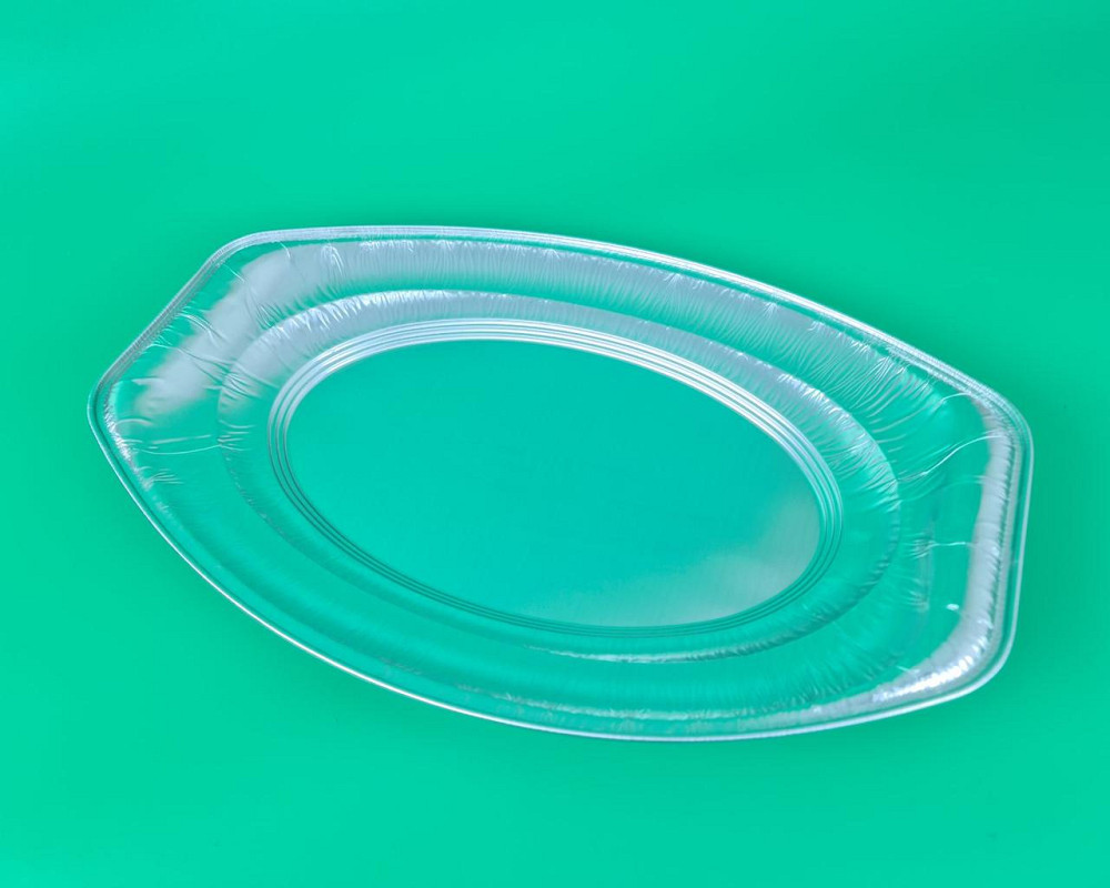 Круглый, пещевой, алюминиевый поднос 1430 мл 43G 10шт  (1 пачка) Харьков - изображение 2