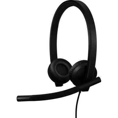 Наушники Logitech H570e Corded for Business Stereo Teams USB-C Black (981-001431) Винница