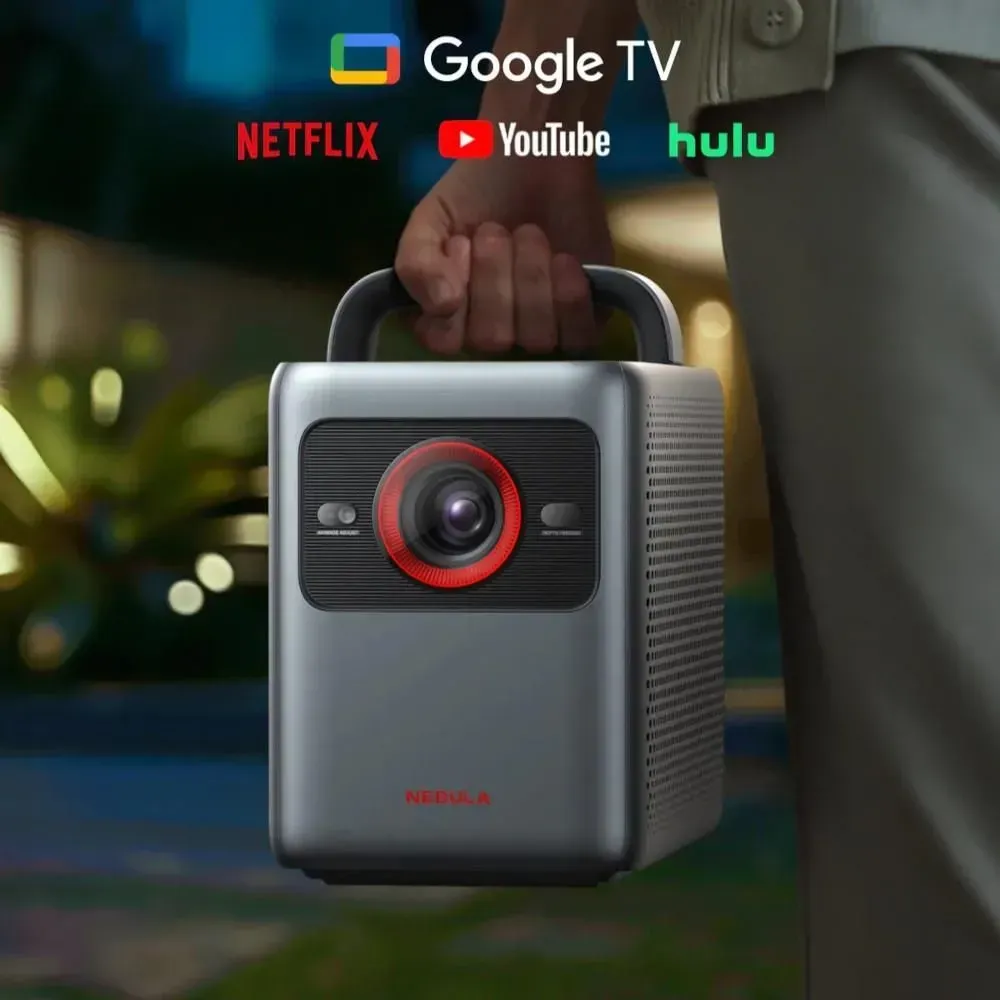 Портативний Мультимедійний лазерний проектор Anker Nebula Cosmos 4K SE: HybridBeam™, 1800 ANSI lm Dolby Vision Google TV, Netflix Київ - фото 6