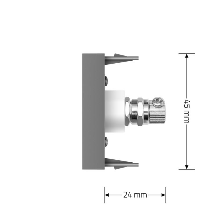 LIVOLO Телевізійна розетка LIVOLO, сіра, модуль 0.5 поста, TV гніздо для антени / ресивера (VL- Коломия - фото 2