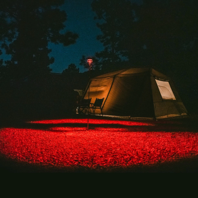 Ліхтар прожектор Naturehike CNK2300012 з білим та червоним світлом Зелений Вінниця - фото 9