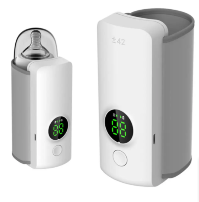 Портативний підігрівач дитячих пляшечок з LED-дисплеєм, USB-зарядкою та підтримкою температури Одеса - фото 1