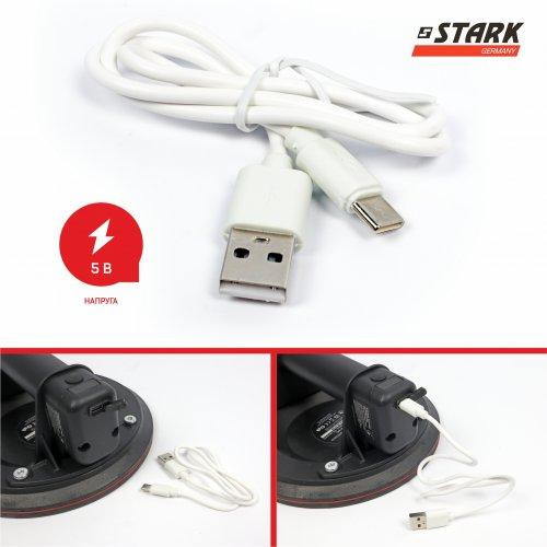 Присоска вакуумна акумуляторна STARK VPE-200A 160 кг Одесса - изображение 5