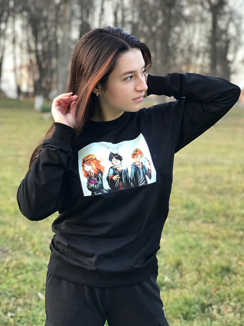 Толстовка\ свитшот с рисунком - 