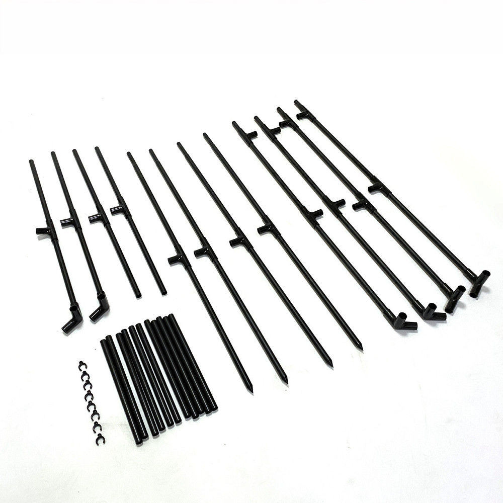 Садова Арка для плетених рослин Bonita, сталева, розбірна, чорна 232*132*34 см Бориспіль - фото 7