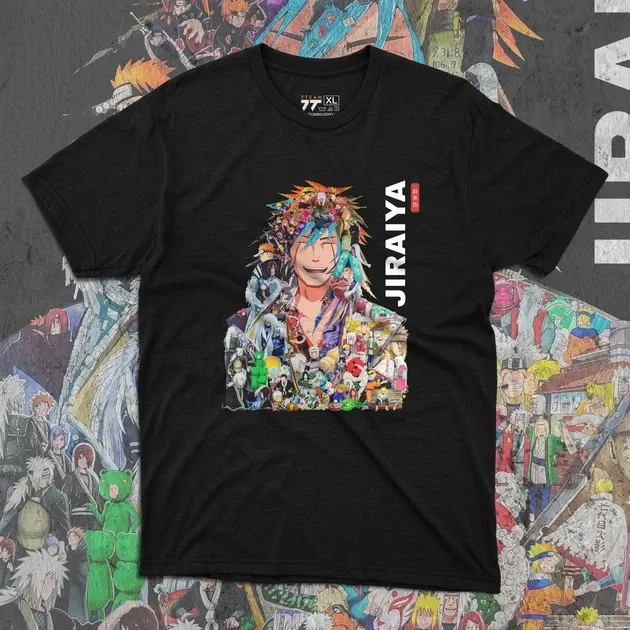Футболка для подростка мальчика с принтом Наруто Джирайя Манга Размер 160 Anime10342 Днепр - изображение 1
