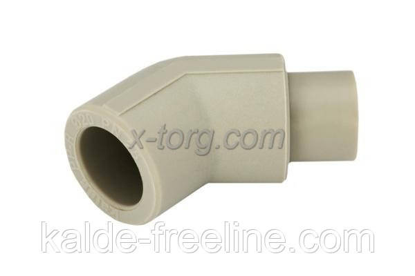 Поліпропіленове коліно (Кут) Kalde ∅ 25х45°в/н Харків - фото 2