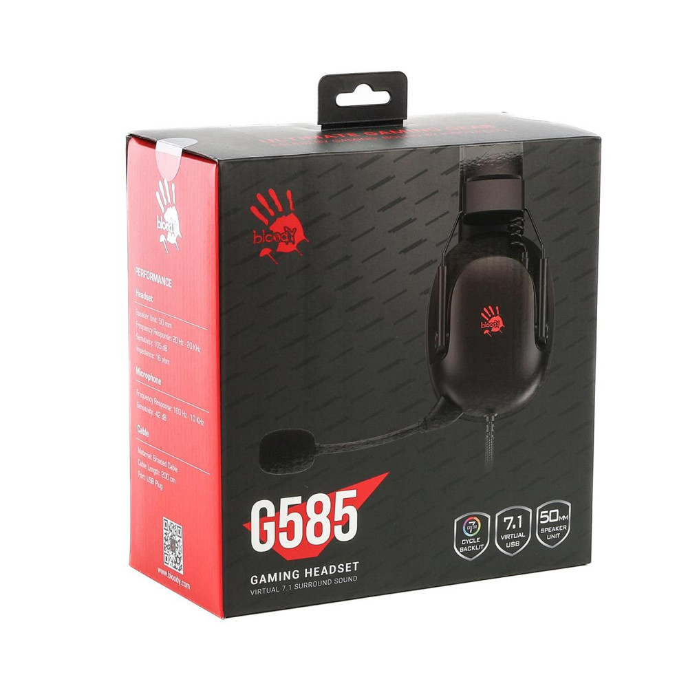 Гарнітура Bloody G585 Black ( 18227 ) Харьков - изображение 14