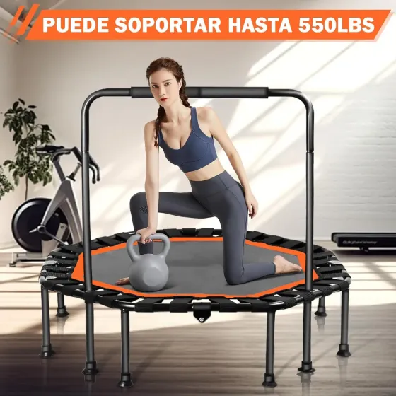 Фитнес батут круглый с ручкой для тренировок дома и зале Ø105/120 Коломыя