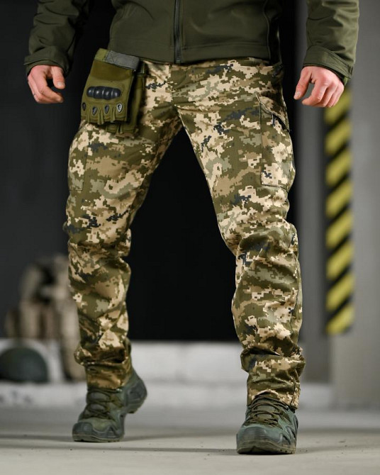 Тактичні штани pyramid піксель рипстоп РГ6259 Одеса - фото 9