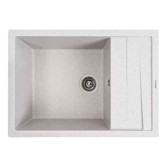 PLATINUM Кухонна мийка гранітна матова 7050 CASCADA Platinum Топаз Київ