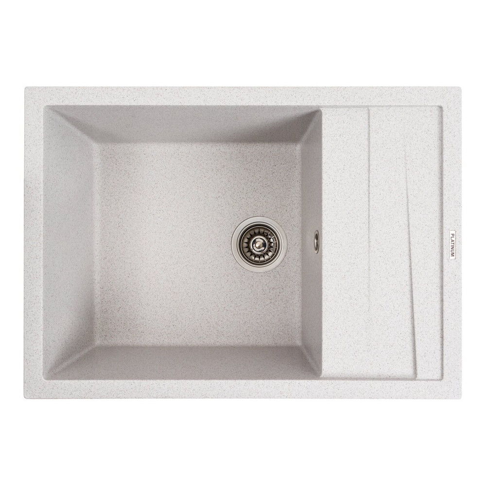 PLATINUM Кухонна мийка гранітна матова 7050 CASCADA Platinum Топаз Киев - изображение 1