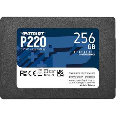 Накопитель SSD 2.5" 256GB P220 Patriot (P220S256G25) Винница
