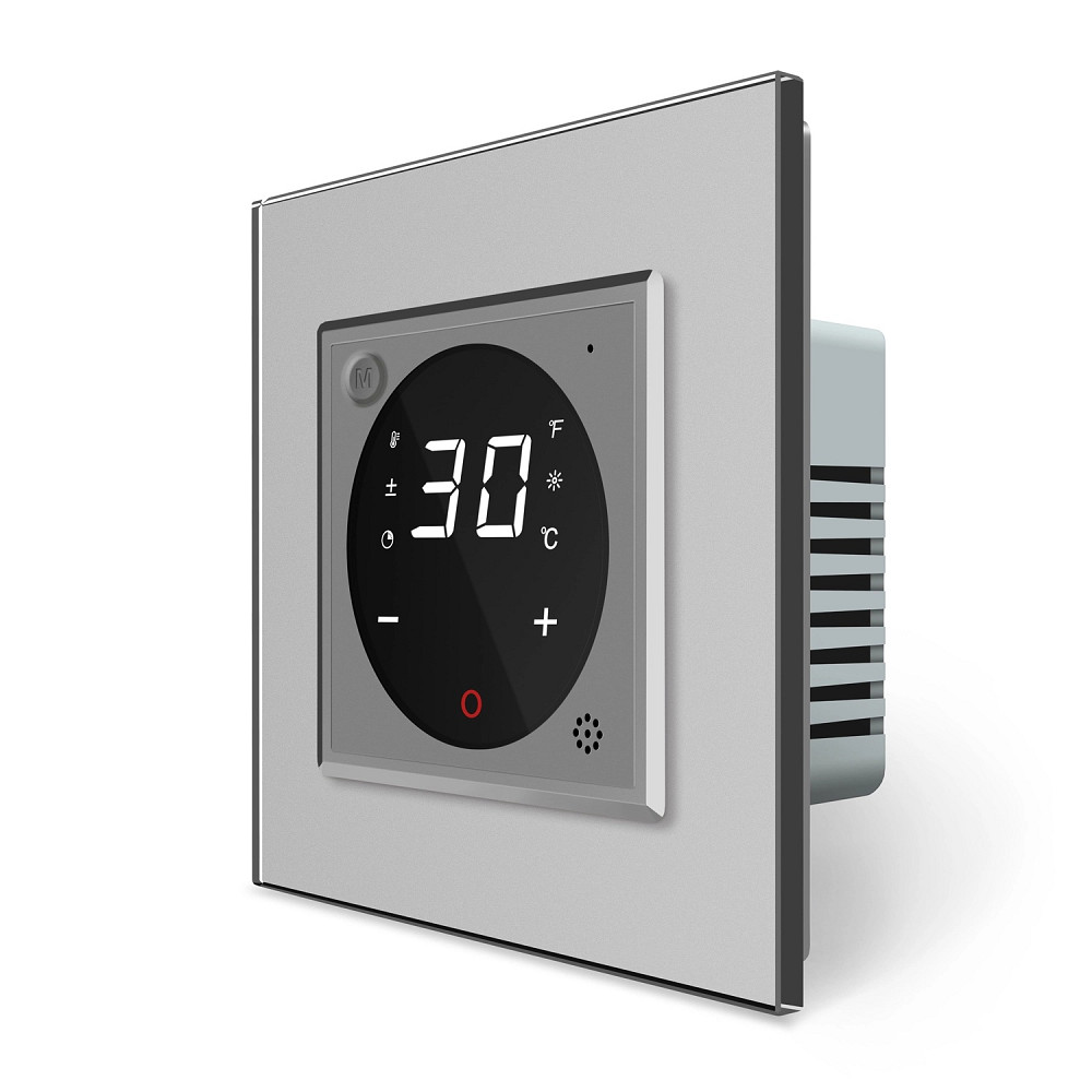 LIVOLO Комплект дистанційного керування водяною теплою підлогою LIVOLO сірий скло (VL-C7FCEZ-TC Коломия - фото 8