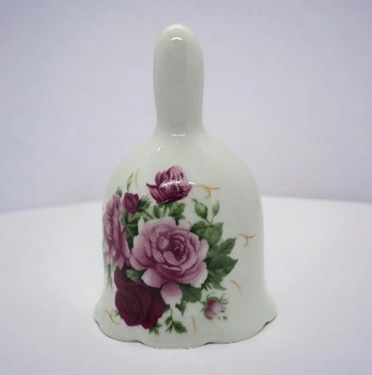Колокольчик коллекционный керамика Розы Киев - изображение 1