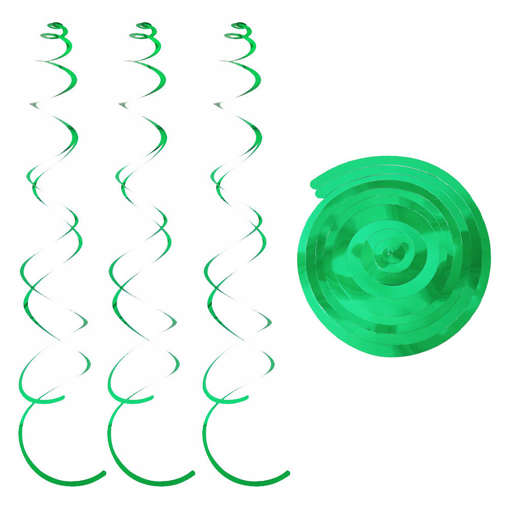 Дощик гірлянда 6 стрічок 70 см зелений Київ - фото 1