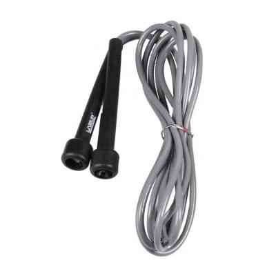 Скакалка LiveUp PVC Jump Rope LS3115-g в тубусі чорний/сірий 275x0.5см (6951376100655) Винница