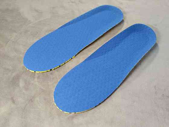Устілка, устілка спортивна, що амортизує, обрізна стільники, синій колір Insoles Health Харків