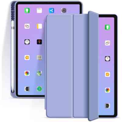Чохол до планшета BeCover Tri Fold Soft TPU mount Apple Pencil Apple iPad Air 4 10.9 2020/2022 Purple (706751) Вінниця