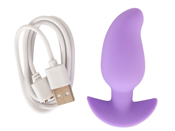 Анальна пробка з вібрацією Vibrating Mini Butt Plug Purple Sex Aura Київ