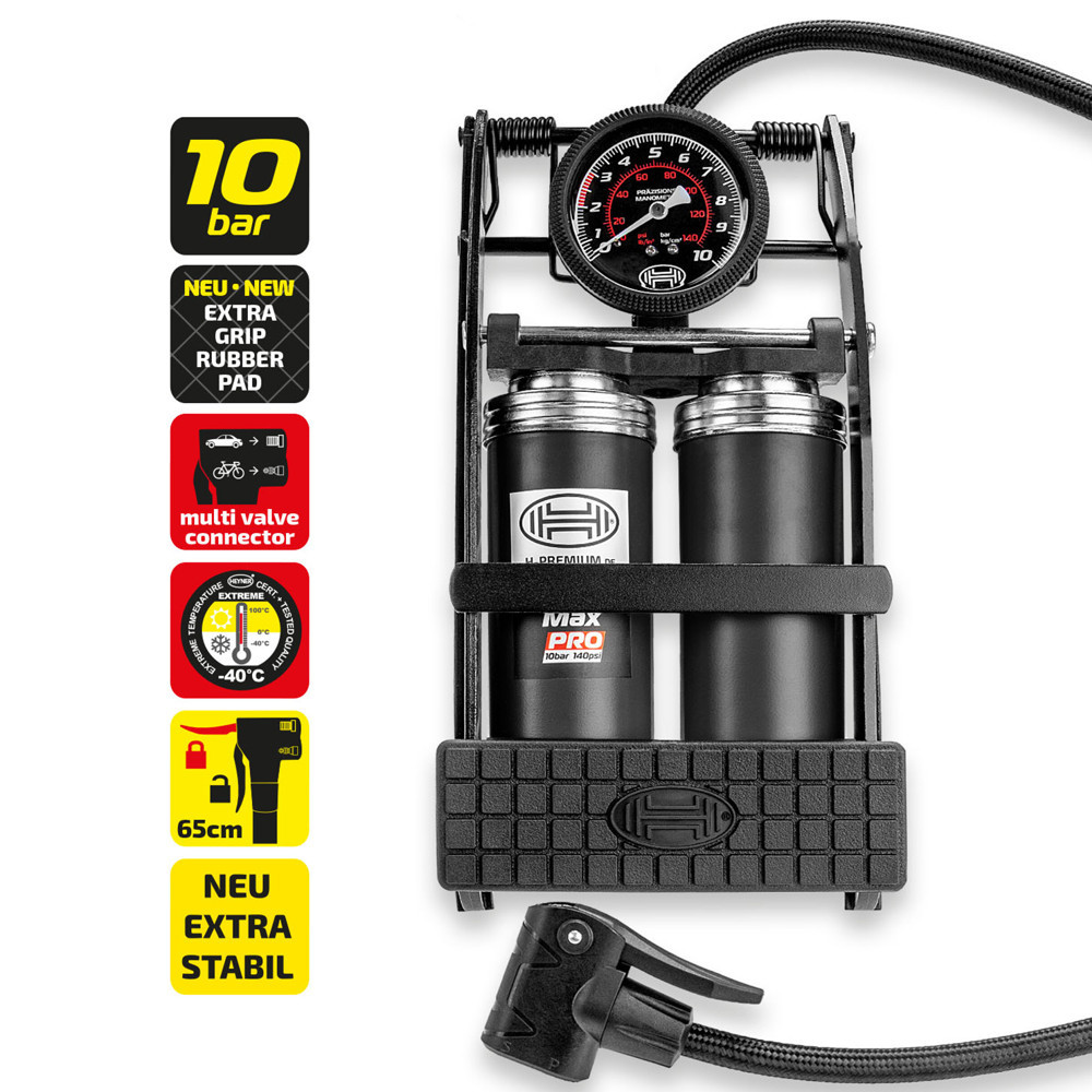 Преміум насос ножний двохциліндровий 