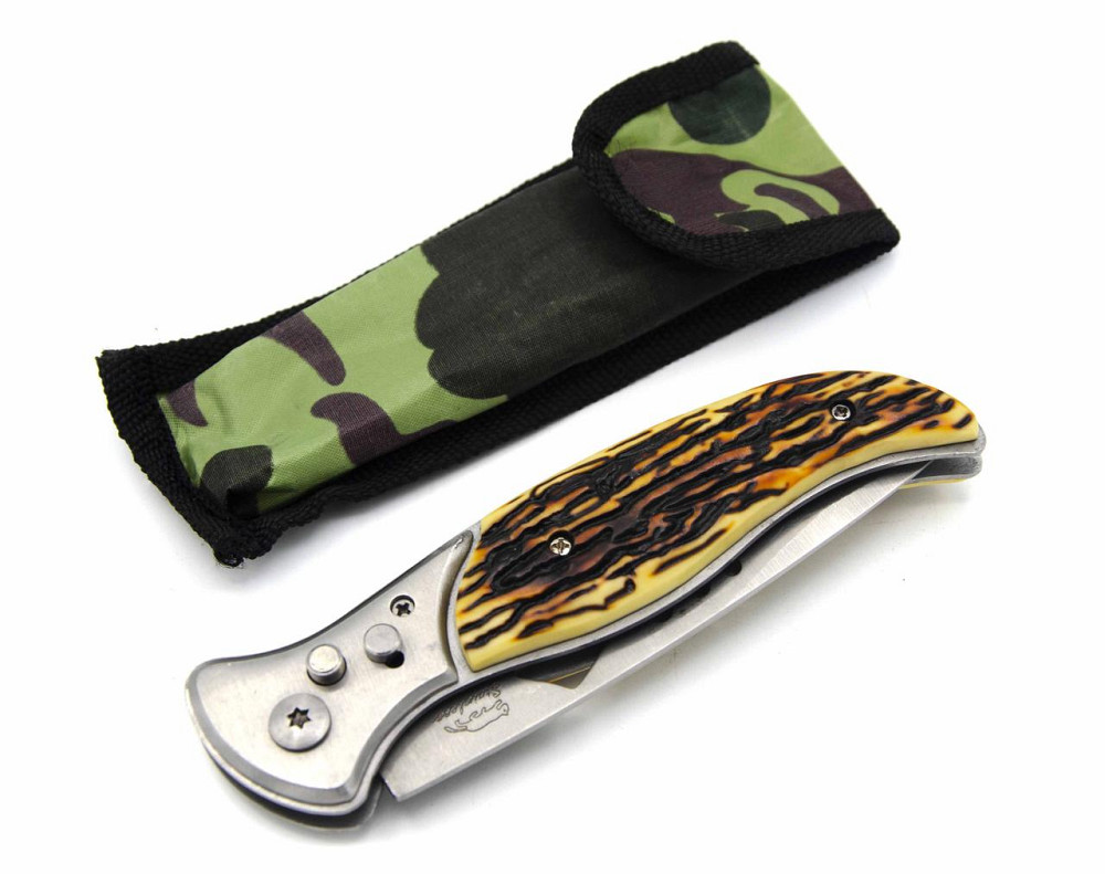 Ніж викидний Stainless 108B Дніпро - фото 2